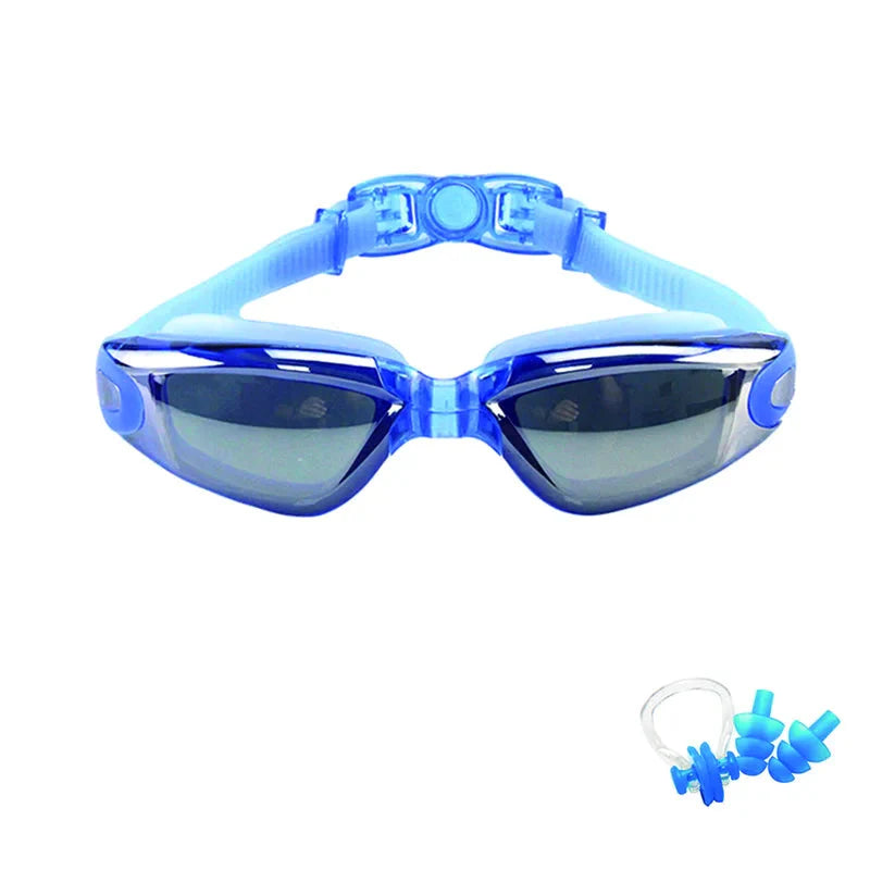 Swimming Goggles for Men & Women – Anti-Fog UV Protection (for Adults & Kids)