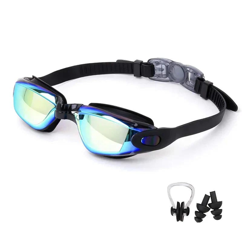 Swimming Goggles for Men & Women – Anti-Fog UV Protection (for Adults & Kids)