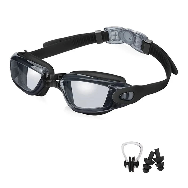Swimming Goggles for Men & Women – Anti-Fog UV Protection (for Adults & Kids)