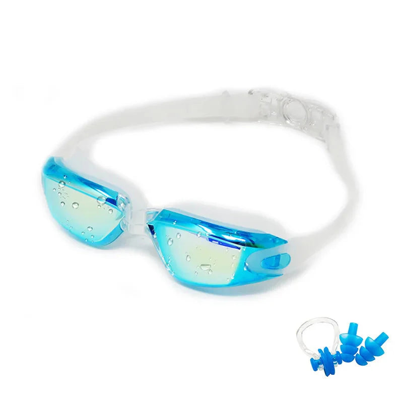 Swimming Goggles for Men & Women – Anti-Fog UV Protection (for Adults & Kids)