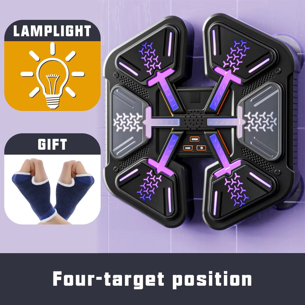 New Smart Music Boxing Machine for Adults/Children, At Home Boxing Response Trainer Wall Target