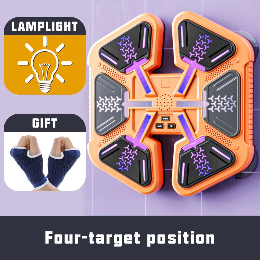 New Smart Music Boxing Machine for Adults/Children, At Home Boxing Response Trainer Wall Target