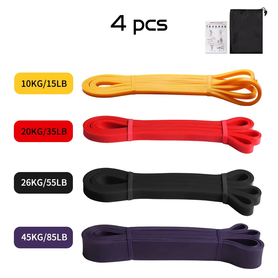 Heavy Duty Latex Resistance Band Exercise Elastic Band for Sport Strength Pull up Assist Band Workout