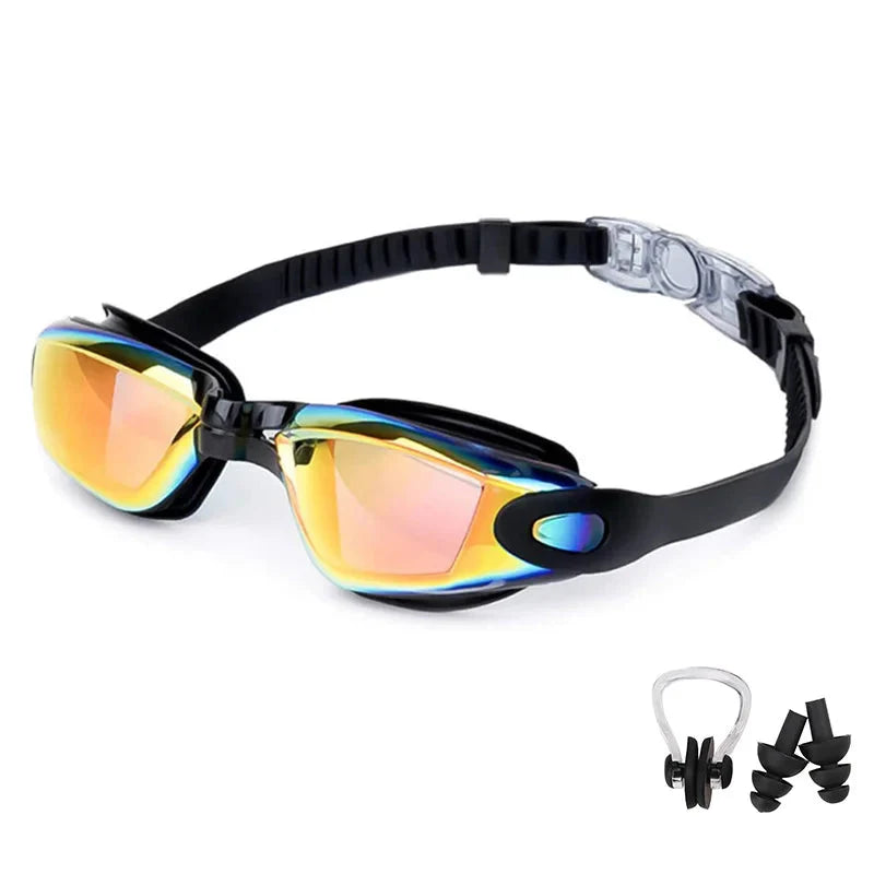 Swimming Goggles for Men & Women – Anti-Fog UV Protection (for Adults & Kids)