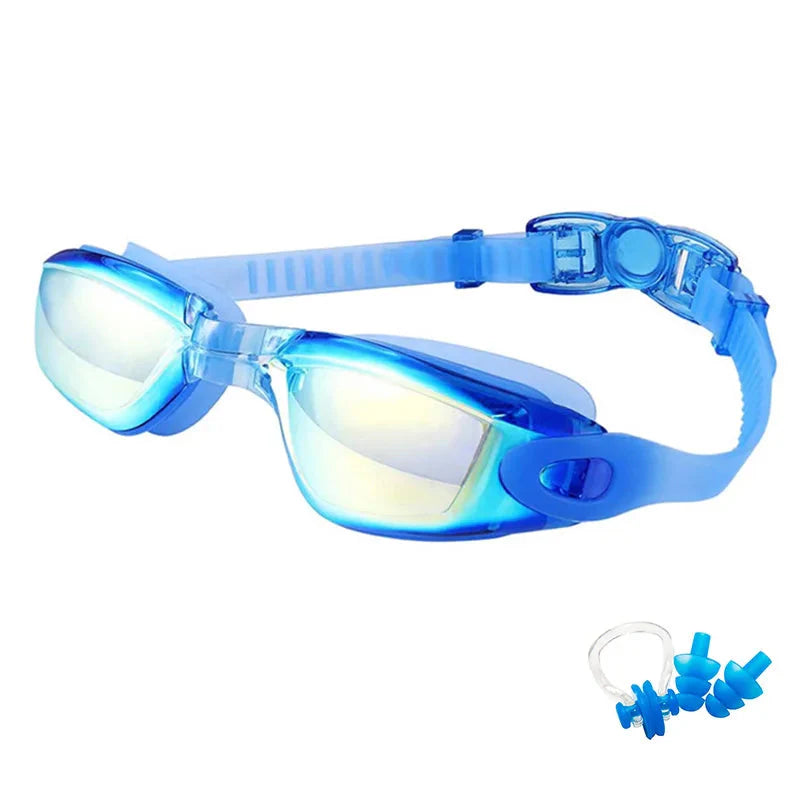 Swimming Goggles for Men & Women – Anti-Fog UV Protection (for Adults & Kids)