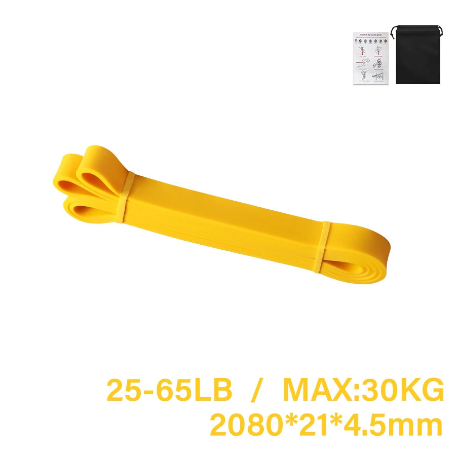 Heavy Duty Latex Resistance Band Exercise Elastic Band for Sport Strength Pull up Assist Band Workout