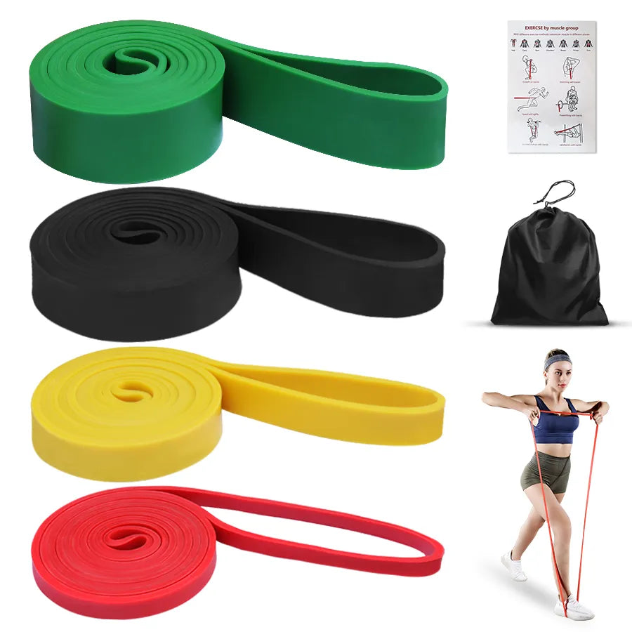 Heavy Duty Latex Resistance Band Exercise Elastic Band for Sport Strength Pull up Assist Band Workout