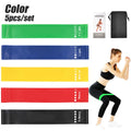5Pcs Resistance Band Set for Men and Women 5 Elastic Bands with Different Resistance Levels for Long Workouts in the Home & Gym