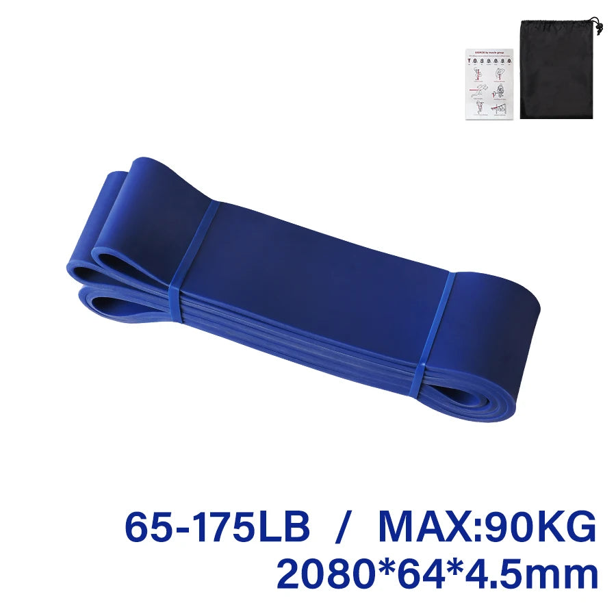 Heavy Duty Latex Resistance Band Exercise Elastic Band for Sport Strength Pull up Assist Band Workout